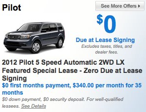 2012 Honda Pilot