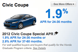 2012 Civic Coupe